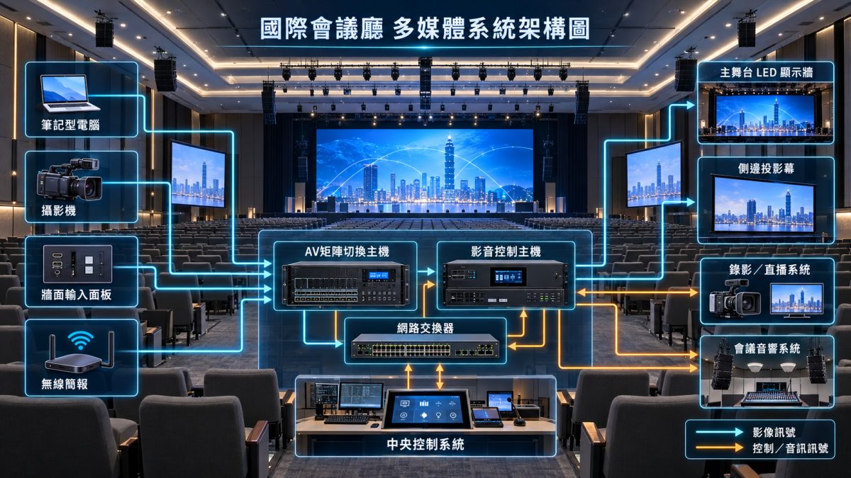 會議導播系統工程架構