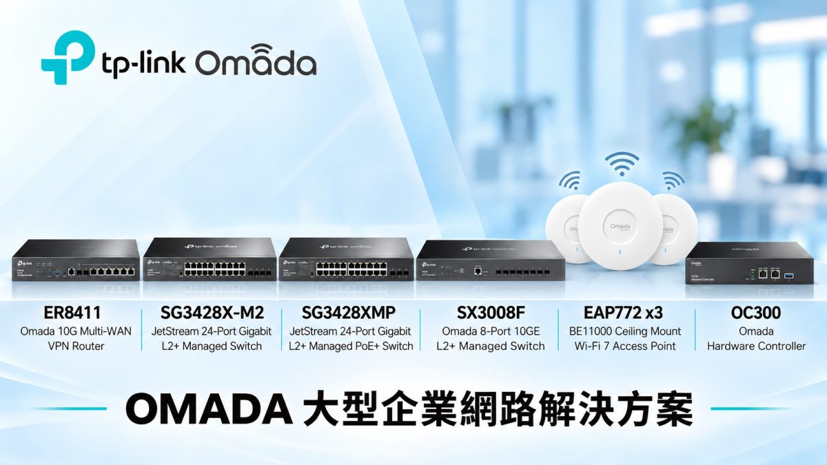 大型企業/科技辦公室 (10G 骨幹 + Wi-Fi 7)
