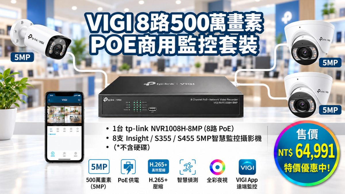 8路500萬系統套裝